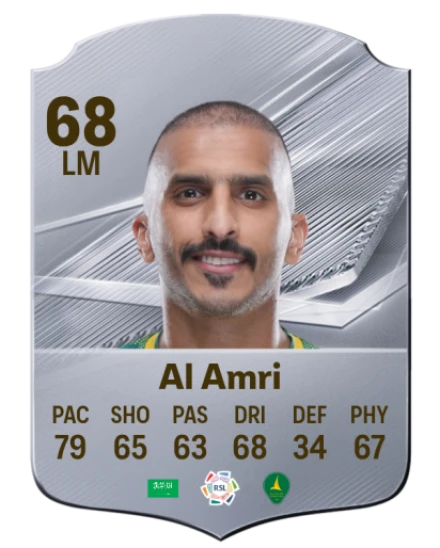 Al Amri 68 Common LM FC 26 card