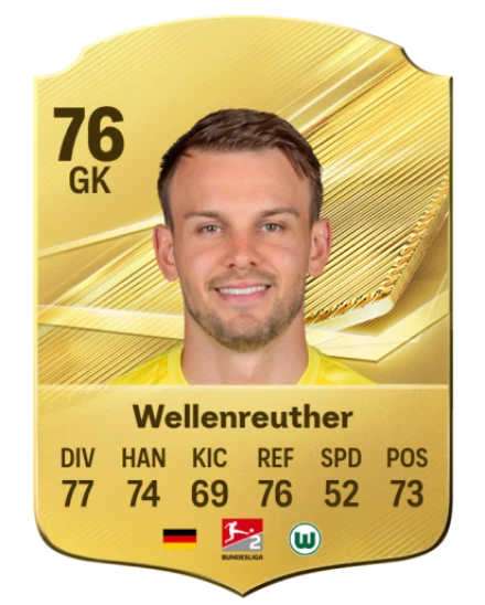 Wellenreuther 76 Common GK FC 26 card
