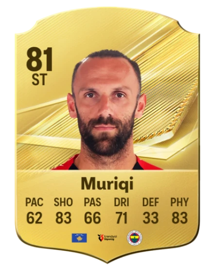Muriqi 81 Common ST FC 26 card