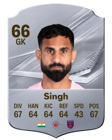 Singh 66 Common GK FC 26 card
