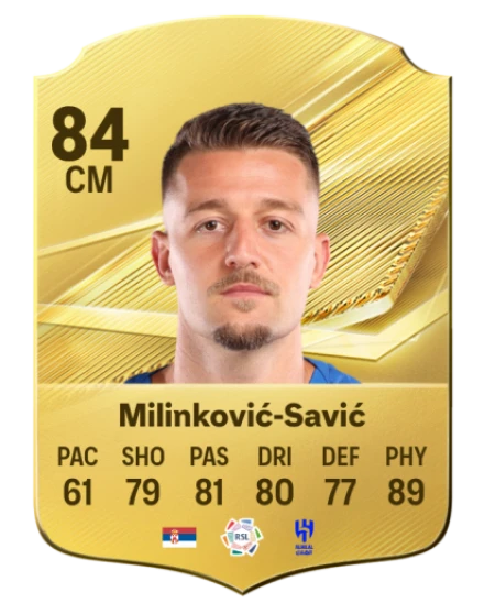 Milinković-Savić 84 Common CM FC 26 card