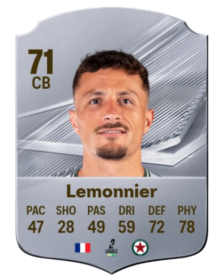 Lemonnier 71 Common CB FC 26 card