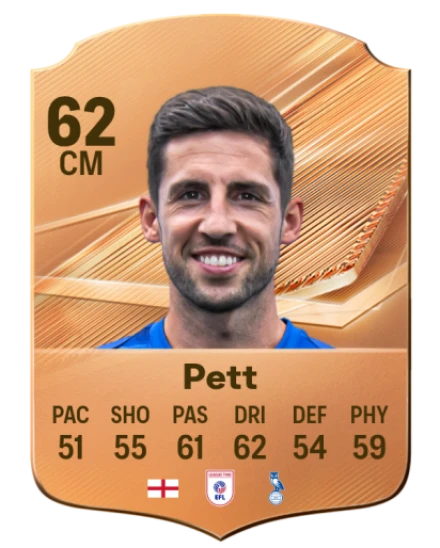 Pett 62 Bronze CM FC 27 card