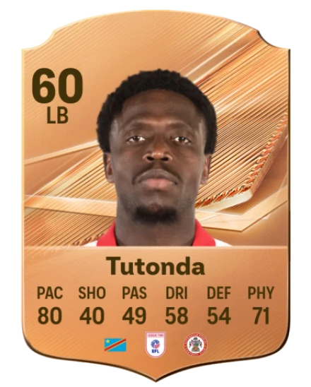 Tutonda 60 Common LB FC 26 card