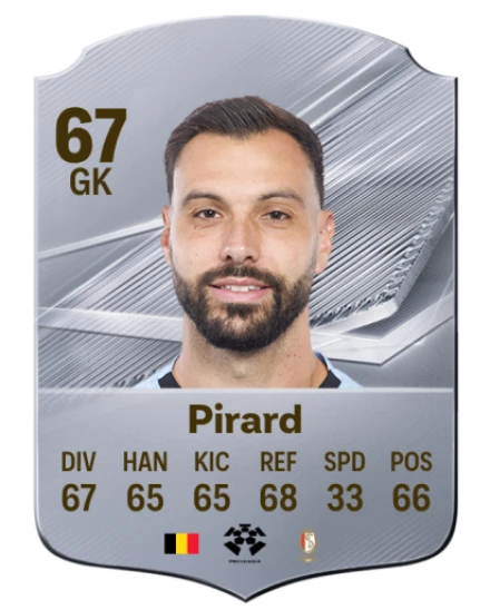 Pirard 67 Silver GK FC 27 card