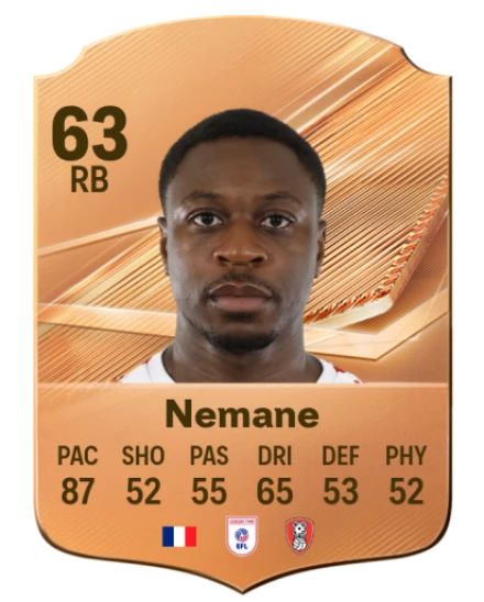 Nemane 63 Common RB FC 26 card