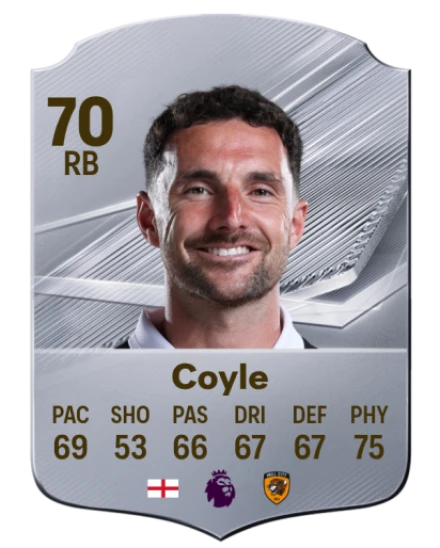 Coyle 70 Silver RB FC 27 card