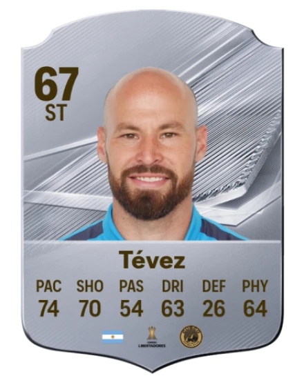 Tévez 67 Common ST FC 26 card