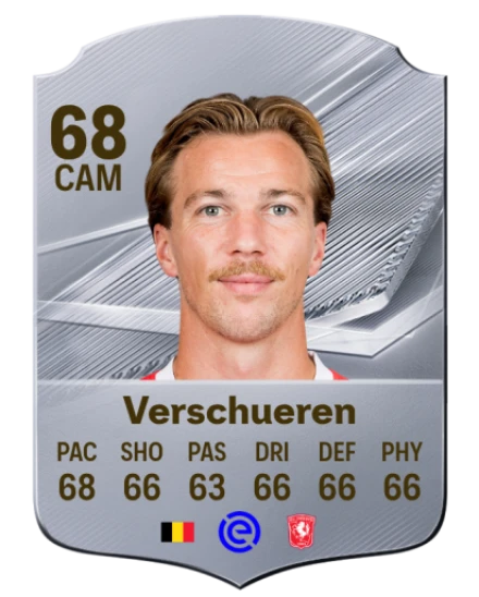 Verschueren 68 Silver CAM FC 27 card