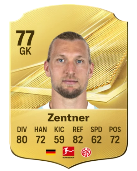 Zentner 77 Common GK FC 26 card