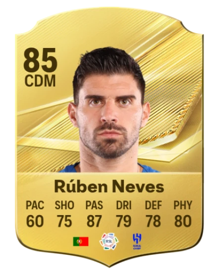 Rúben Neves 85 Common CDM FC 26 card