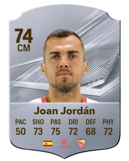 Joan Jordán 74 Common CM FC 26 card
