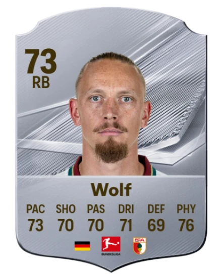 Wolf 73 Silver RB FC 27 card