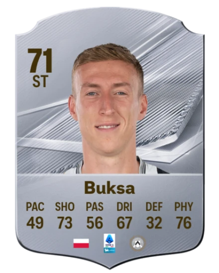 Buksa 71 Common ST FC 26 card