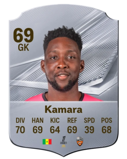 Kamara 69 Silver GK FC 27 card