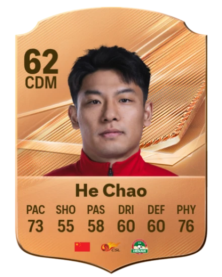 He Chao 62 Common CDM FC 26 card
