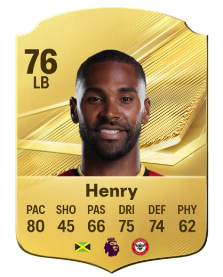 Henry 76 Common LB FC 26 card