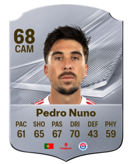 Pedro Nuno 68 Common CAM FC 26 card
