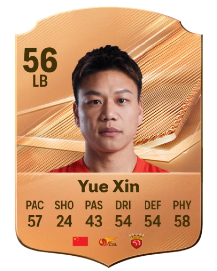 Yue Xin 56 Bronze LB FC 27 card