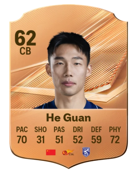 He Guan 62 Common CB FC 26 card