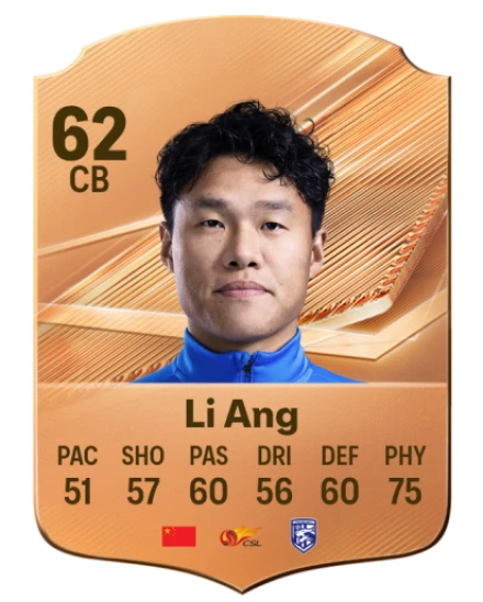 Li Ang 62 Bronze CB FC 27 card