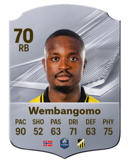 Wembangomo 70 Common RB FC 26 card