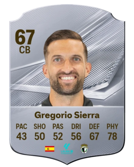Gregorio Sierra 67 Common CB FC 26 card