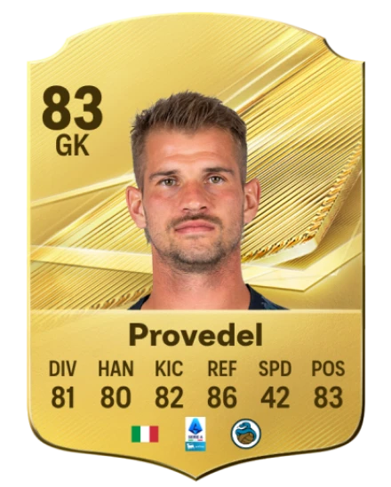 Provedel 83 Common GK FC 26 card