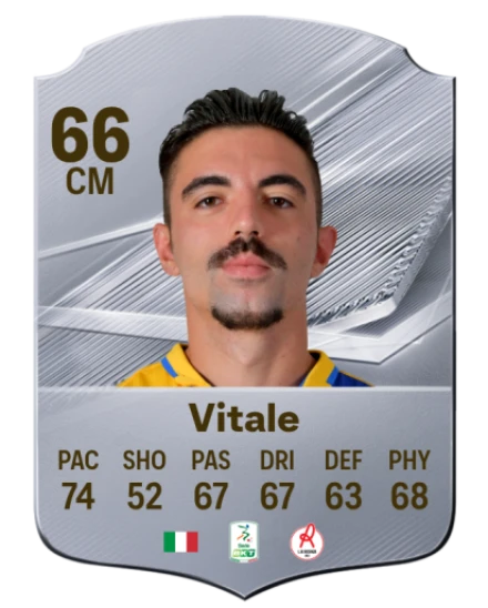 Vitale 66 Silver CM FC 27 card