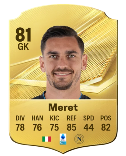 Meret 81 Common GK FC 26 card