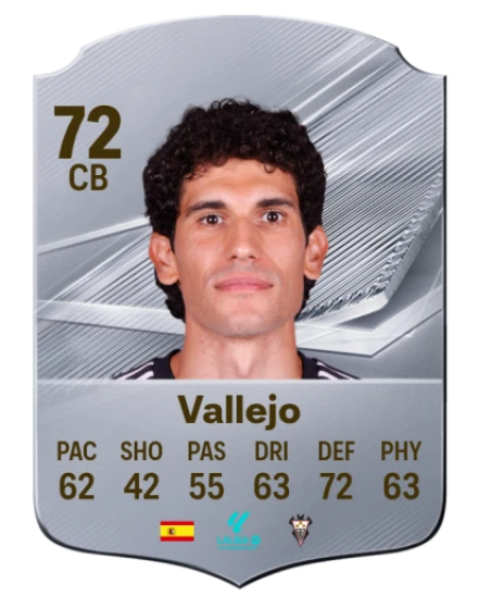 Vallejo 72 Common CB FC 26 card