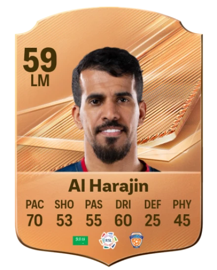 Al Harajin 59 Bronze LM FC 27 card