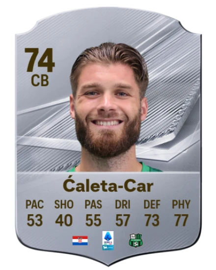 Ćaleta-Car 74 Silver CB FC 27 card