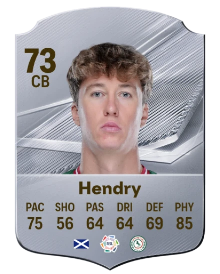 Hendry 73 Common CB FC 26 card