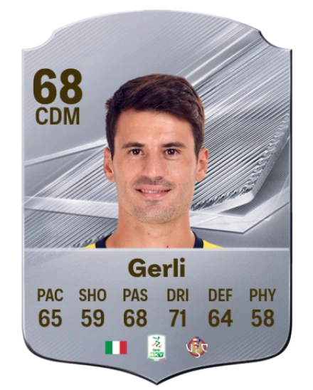 Gerli 68 Silver CDM FC 27 card
