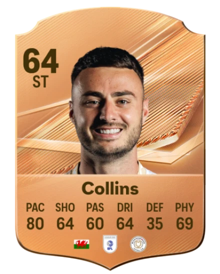 Collins 64 Bronze ST FC 27 card
