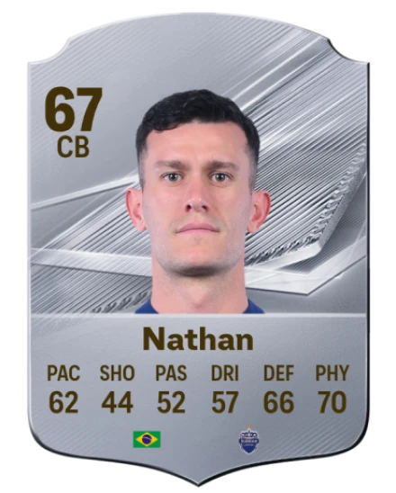 Nathan 67 Common CB FC 26 card