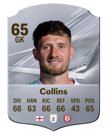 Collins 65 Silver GK FC 27 card