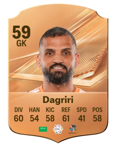 Dagriri 59 Bronze GK FC 27 card