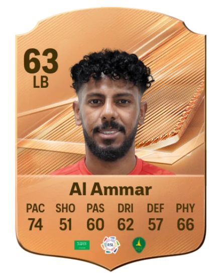 Al Ammar 63 Bronze LB FC 27 card