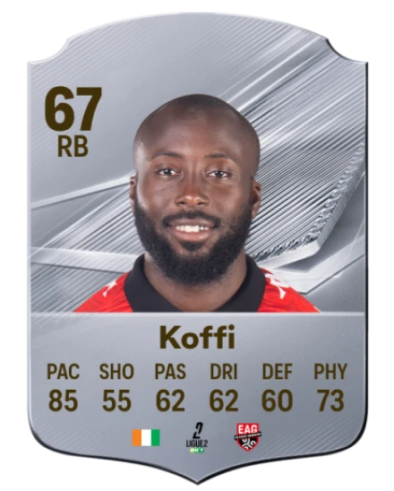 Koffi 67 Common RB FC 26 card