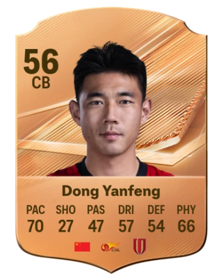 Dong Yanfeng 56 Bronze CB FC 27 card