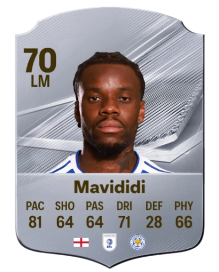 Mavididi 70 Rare LM FC 26 card