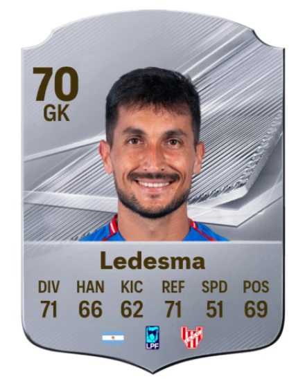 Ledesma 70 Common GK FC 26 card