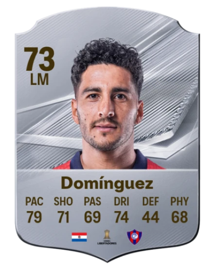 Domínguez 73 Common LM FC 26 card
