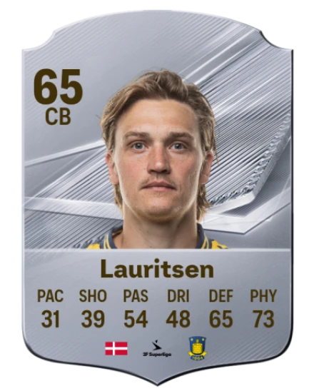 Lauritsen 65 Silver CB FC 27 card