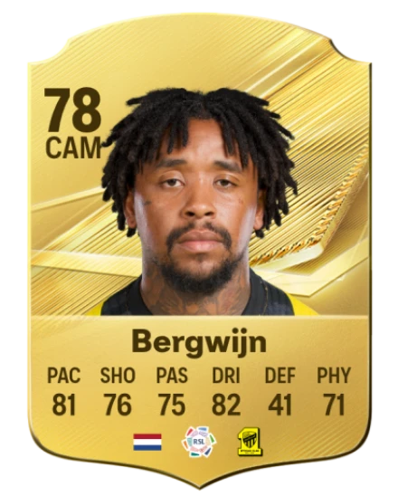 Bergwijn 78 Common CAM FC 26 card