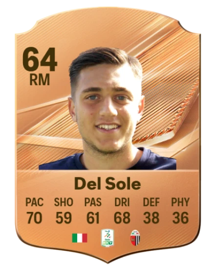 Del Sole 64 Bronze RM FC 27 card