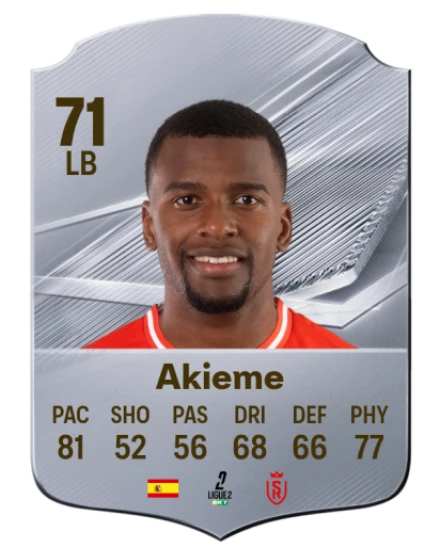 Akieme 71 Common LB FC 26 card