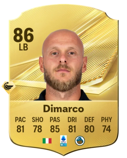 Dimarco 86 Common LB FC 26 card